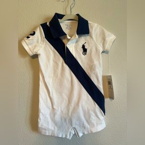 NWT Ralph Lauren Polo Boys Romper